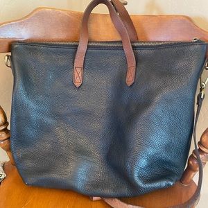 Madewell Zip top transport tote